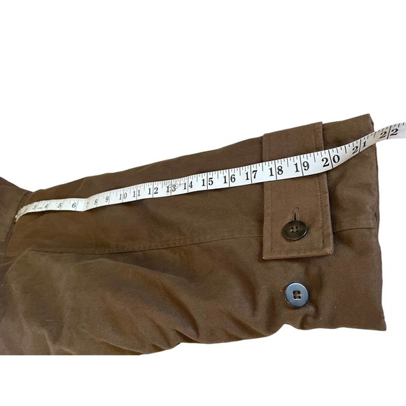 Vintage Eddie Bauer Goose Down Filled Puffer Jacket Winter Coat Mens Sz M Brown - Picture 9 of 10